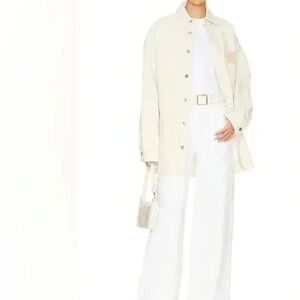 New AGolde Minka Cargo Pants in Milkshake
